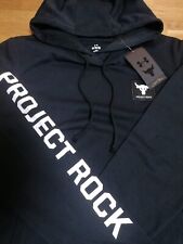 Under Armour Project Rock Pit Rock Rerry Hoodie Herren schwarz Sport Training