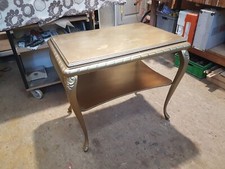 Goldfarbener chippendale tisch - chippendale,