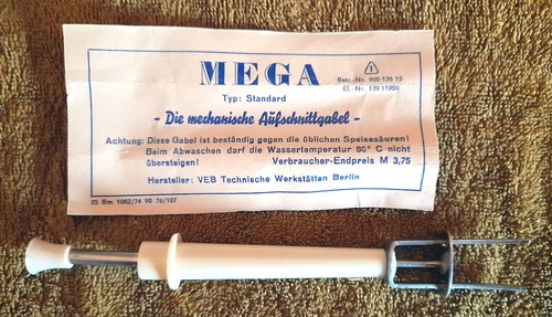 Ddr aufschnittgabel ovp - ddr,