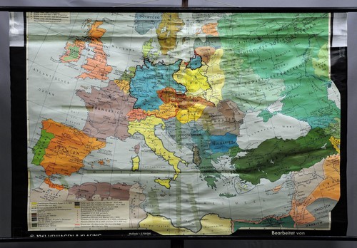 Schulwandkarte poster europa - poster,