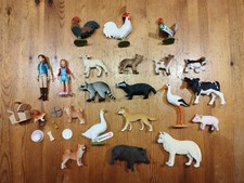 21 Schleich Tier Spiel Figuren
