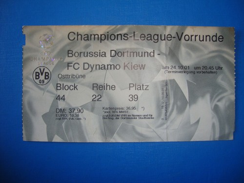 Ticket bvb dortmund - ticket,