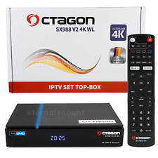 OCTAGON SX988 V2 4K WL IPTV-Box UHD Internet Receiver Linux WiFi LAN Mediaplayer
