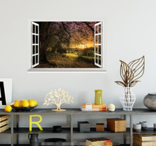 3D Dämmerung Wald 4 Offen