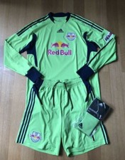 RB Leipzig Torwart-Trikot, Hose, Stutzen Adidas altes Logo Gr. XL