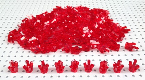 Lego durchscheinend roter - durchscheinend,