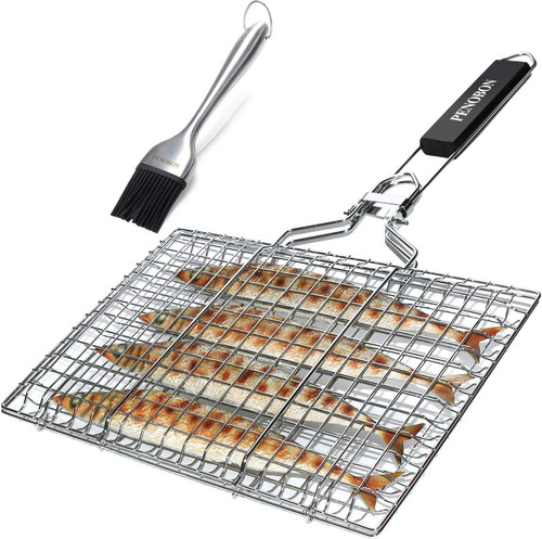 Fisch grillkorb faltbar - fisch-grillkorb,,