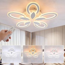 LED Deckenleuchte Dimmbar Mit Fernbedienung Deckenlampe Schlafzimmer Wohnzimmer