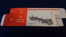 WIKING Nr.51 r Leerkarton Rungen Sattelschlepper