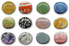 Scheibensteine+Edelsteine+Taschenstein+Handschmeichler+Auflegestein+Chakrasteine