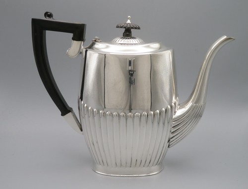 Kaffeekanne versilbert - -,