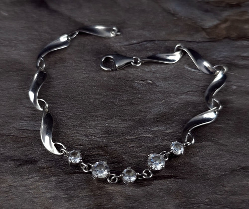 Armband silber 925 zirkonia - silber,