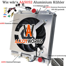 Kühler 2 Reihe+Lüfter Für