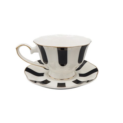 Kaffeetasse black white mit - kaffeetasse,