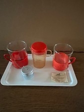 DDR  Set Teeglas Teeei Tablett