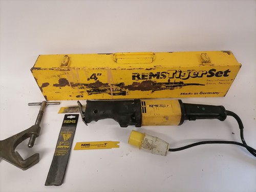 Rems tiger 110v rohrschneider - rems,