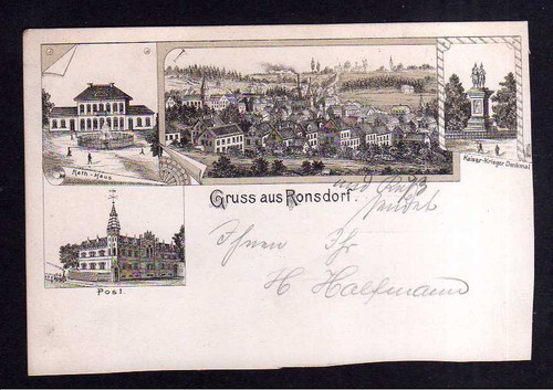 112244 ronsdorf wuppertal - ak,