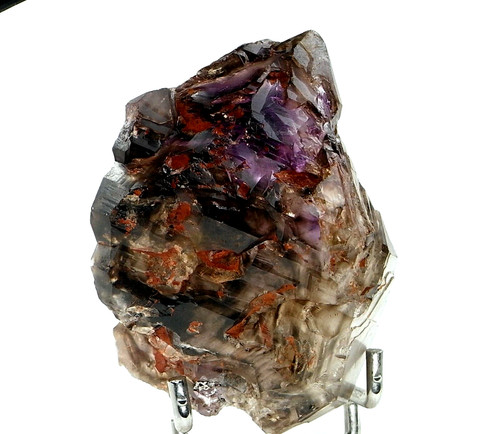 Elestial amethyst rauchquarz - amethyst,