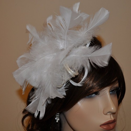 Fascinator haargesteck federn - fascinator,