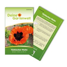 Türkischer Mohn Brillant Samen - Papaver orientale - Mohnsamen