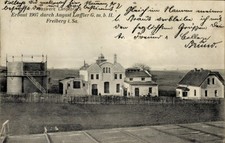 Ak Dresden Langebrück, Gaswerk, erbaut 1907 durch August Loeffler... - 11308514