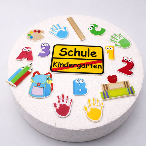 Tortendeko einschulung eßbar - einschulung,
