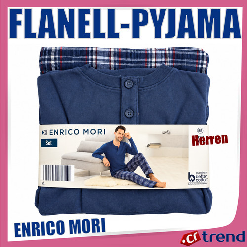 Enrico mori herren - mori, flanell