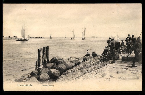 Ansichtskarte travemünde - ansichtskarte,