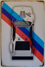 BMW Racing Vintage Retro Blechschild 20x30cm Nostalgie