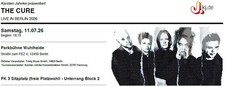 THE CURE - Parkbühne Wuhlheide, Berlin - 11.07.2026 - Sitzplatz - Ausverkauft