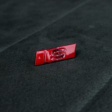 Audi line lenkrad - audi, rot