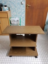 HiFi-/Fernsehrack Nussbaum auf Rollen