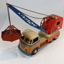 Gama 280 Kran-Lastwagen Blechspielzeug 1950er
