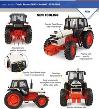 Modell traktor david - david, brown