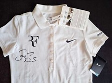 Roger Federer - Original in person Autogramm auf Polo Shirt Nike - signed shirt