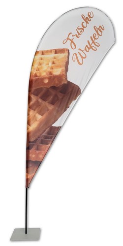 Waffeln beachflag tropfen 240 - tropfen,