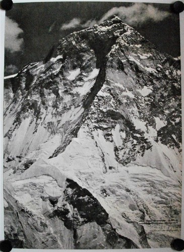 Plakat berg westsäule von - berg,