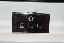 Montblanc *Lifestyle Accessories* Visitenkarten Etui platiniert, Mont Blanc