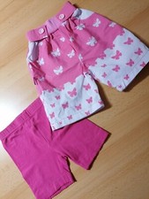 2 kurze rosa Hosen pink