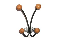 Mantelhaken Metall grau  134mm