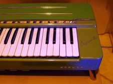 Hohner Organetta (1950er Jahre, Surf Green) tragbare Tischorgel / Harmonium! Sel