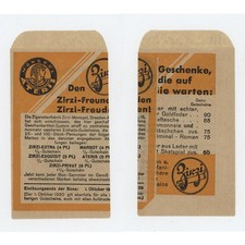 Dresden Zigarettenfabrik Monopol Ateris Zigaretten Zirzi Reklame historisch