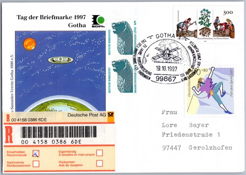 Brief sst tag der briefmarke - r-brief,