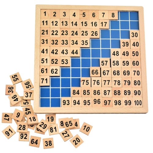 Montessori hundertertafel aus - hundertertafel,
