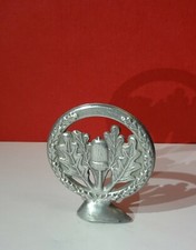 Original alte EICHE EICHEL Schutzblechfigur Emblem