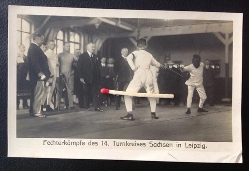 Fotokarte fechten - ak,