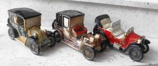 3  Keramik Oldtimer Flaschen