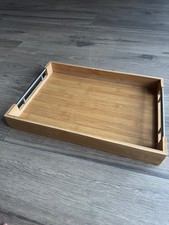 Bambus Serviertablett mit