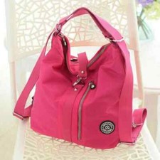 NEU 2 in 1 Damen Rucksack Umhängetasche Schultertasche Handtasche Nylon Sommer