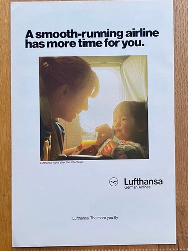 1976 lufthansa stewardess - lufthansa,